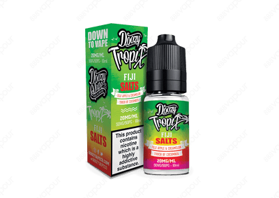 Doozy Tropix Fiji Salt E-Liquid | £3.95 | 888 Vapour | Doozy Vape Co Tropix Fiji salt e-liquid is a mesmerising combination of crisp Fuji apple and sweet cucamelon with a touch of cucumber. Perfection in a bottle, each fruit layered in the most divine way