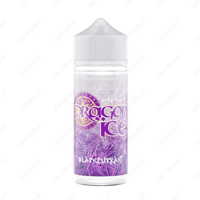 Dragon Ice Blackcurrant E-Liquid | £12.99 | 888 Vapour | Dragon Ice Blackcurrant e-liquid by Juice Sauz is sweet, ripe blackcurrants finished with cool ice. Blackcurrant by Dragon Ice is available in a 0mg 100ml shortfill, with space for two 10ml 18mg nic