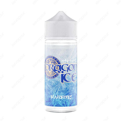 Dragon Ice Blueberry E-Liquid | £12.99 | 888 Vapour | Dragon Ice Blueberry e-liquid by Juice Sauz is sweet, tangy blueberries finished off with ice! Blueberry by Dragon Ice is available in a 0mg 100ml shortfill, with space for two 10ml 18mg nicotine shots