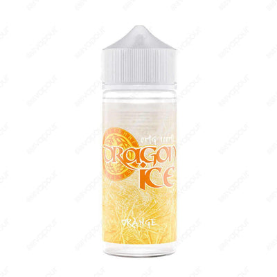 Dragon Ice Orange E-Liquid | £12.99 | 888 Vapour | Dragon Ice Orange e-liquid by Juice Sauz is juicy and tangy oranges blended with refreshing ice! Orange by Dragon Ice is available in a 0mg 100ml shortfill, with space for two 10ml 18mg nicotine shots to
