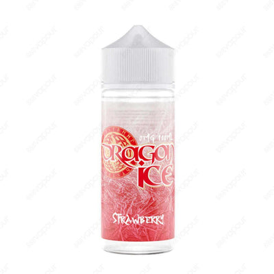 Dragon Ice Strawberry E-Liquid | £12.99 | 888 Vapour | Dragon Ice Strawberry e-liquid by Juice Sauz is sweet, ripe strawberries blended with cold ice! Strawberry by Dragon Ice is available in a 0mg 100ml shortfill, with space for two 10ml 18mg nicotine sh