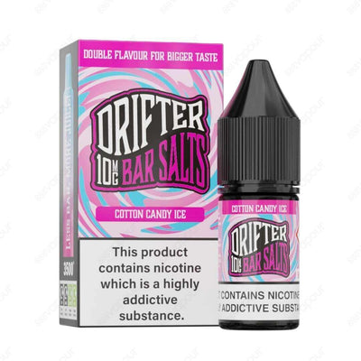 Drifter Bar Salts - Cotton Candy Ice | £3.49 | 888 Vapour | Drifter Bar Salts Cotton Candy Ice blends classic cotton candy flavouring with a frosty finish for a truly icy vaping experience. Boasting twice the flavour intensity of regular e-liquids, the Dr