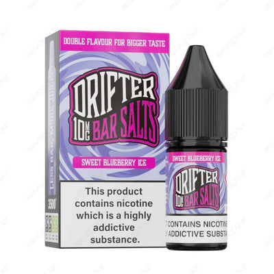 Drifter Bar Salts - Sweet Blueberry Ice | £3.49 | 888 Vapour | NEW at 888 Vapour, we have the INCREDIBLE Drifter Bar Salt Range made from the top selling disposable flavours you know and love! Packed with double flavour for bigger taste, NEW Drifter Bar S