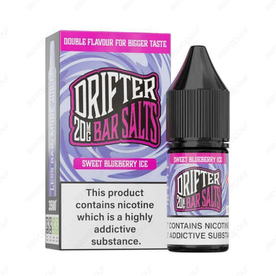 Drifter Bar Salts - Sweet Blueberry Ice | £3.49 | 888 Vapour | NEW at 888 Vapour, we have the INCREDIBLE Drifter Bar Salt Range made from the top selling disposable flavours you know and love! Packed with double flavour for bigger taste, NEW Drifter Bar S