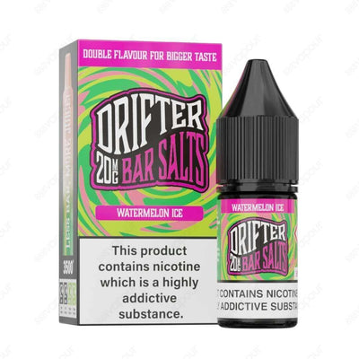 Drifter Bar Salts - Watermelon Ice | £3.49 | 888 Vapour | NEW at 888 Vapour, we have the INCREDIBLE Drifter Bar Salt Range made from the top selling disposable flavours you know and love! Packed with double flavour for bigger taste, NEW Drifter Bar Salts