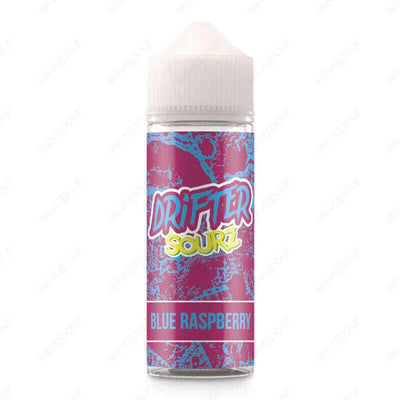 Drifter Sourz Blue Raspberry E-Liquid | £11.99 | 888 Vapour | 100ml Shortfill E-liquid 70VG / 30PG 0mg Nicotine Free Space to add two nicotine shots Best with Sub-Ohm Devices Made in Britain Childproof Cap Recyclable Bottle (please remove label first) Sou