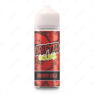 Drifter Sourz Cherry Cola E-Liquid | £11.99 | 888 Vapour | Drifter Sourz Cherry Cola e-liquid by Juice Sauz is a sour cola flavour blended with cherry. Cherry Cola by Drifter Sourz is available in a 0mg 100ml shortfill, with space for two 10ml 18mg nicoti