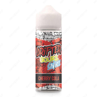 Drifter Sourz Cherry Cola On Ice E-Liquid | £11.99 | 888 Vapour | Drifter Sourz Cherry Cola On Ice e-liquid is a sour cola flavour, blended with cherry and ice. Cherry Cola On Ice by Drifter Sourz is available in a 0mg 100ml shortfill, with space for two