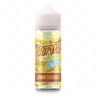 Drifter Sourz Lemon Sherbet On Ice E-Liquid | £11.99 | 888 Vapour | Drifter Sourz Lemon Sherbet On Ice e-liquid is sour lemon sherbet sweets blended with ice. Lemon Sherbet On Ice by Drifter Sourz is available in a 0mg 100ml shortfill, with space for two
