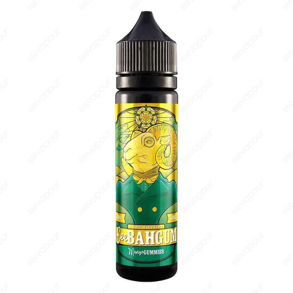 Eee Bah Gum Mango E-Liquid | £9.99 | 888 Vapour | Eee Bah Gum Mango e-liquid by The Yorkshire Vaper is a mango candy flavour. Mango by Eee Bah Gum is available in a 0mg 50ml shortfill, with space for one 10ml 18mg nicotine shot to create 60ml of 3mg stren