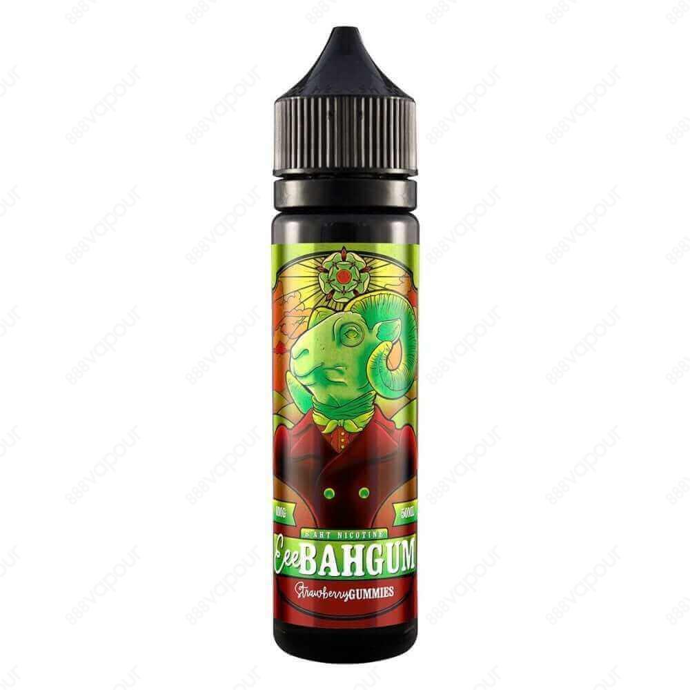 Eee Bah Gum Strawberry E-Liquid | £9.99 | 888 Vapour | Eee Bah Gum Strawberry e-liquid by The Yorkshire Vaper is a ripe strawberry flavour. Strawberry by Eee Bah Gum is available in a 0mg 50ml shortfill, with space for one 10ml 18mg nicotine shot to creat
