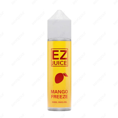 EZ Juice Mango Freeze E-Liquid | £6.99 | 888 Vapour | EZ Juice Mango Freeze e-liquid is a delicious blend of juicy mangoes and fresh ice for a moreish and satisfying vape every time! Mango Freeze by EZ Juice is available in a 0mg 50ml shortfill, with spac