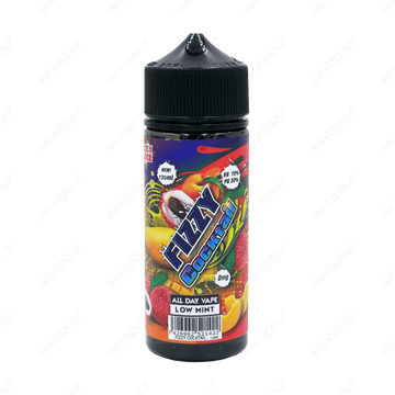Fizzy Juice Cocktail E-Liquid | £13.99 | 888 Vapour | Fizzy Juice Cocktail e-liquid is a blend of exotic fruits with a slight fizz. Cocktail by Fizzy Juice is available in a 0mg 100ml shortfill, with space for two 10ml 18mg nicotine shots to create 120ml