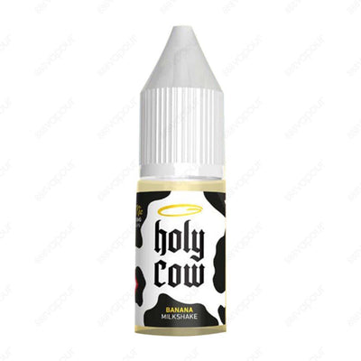 Holy Cow Banana Milkshake Salt E-Liquid | £3.95 | 888 Vapour | Holy Cow Banana Milkshake Salt E-Liquid infuses sweet, ripened bananas with rich, creamy milkshake. Salt nicotine is made from the same nicotine found within the tobacco plant leaf but require
