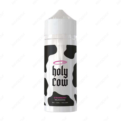 Holy Cow Strawberry Milkshake E-liquid | £11.99 | 888 Vapour | Holy Cow Strawberry Milkshake E-Liquid serves up a tasty blend of sweet, ripened strawberries and creamy milkshake.Strawberry Milkshake by Holy Cow is available in a 0mg 100ml shortfill, with