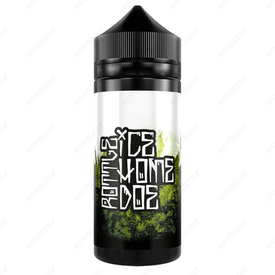 Ice Home Doe Rottle E-Liquid | £14.99 | 888 Vapour | Ice Home Doe Rottle e-liquid is a tropical blend of fruits with ice! Rottle by Ice Home Doe is available in a 100ml 0mg shortfill, with space to add two 10ml 18mg nicotine shots to create 120ml of 3mg s