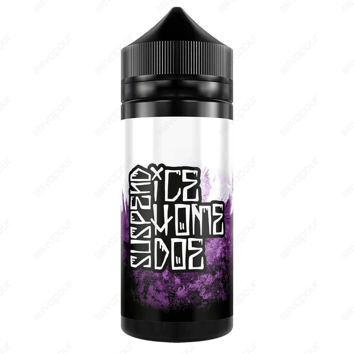 Ice Home Doe Suspend E-Liquid | £14.99 | 888 Vapour | Ice Home Doe Suspend e-liquid is a fresh mix of blackcurrants and cold menthol. Suspend by Ice Home Doe is available in a 100ml 0mg shortfill, with space to add two 10ml 18mg nicotine shots to create 1