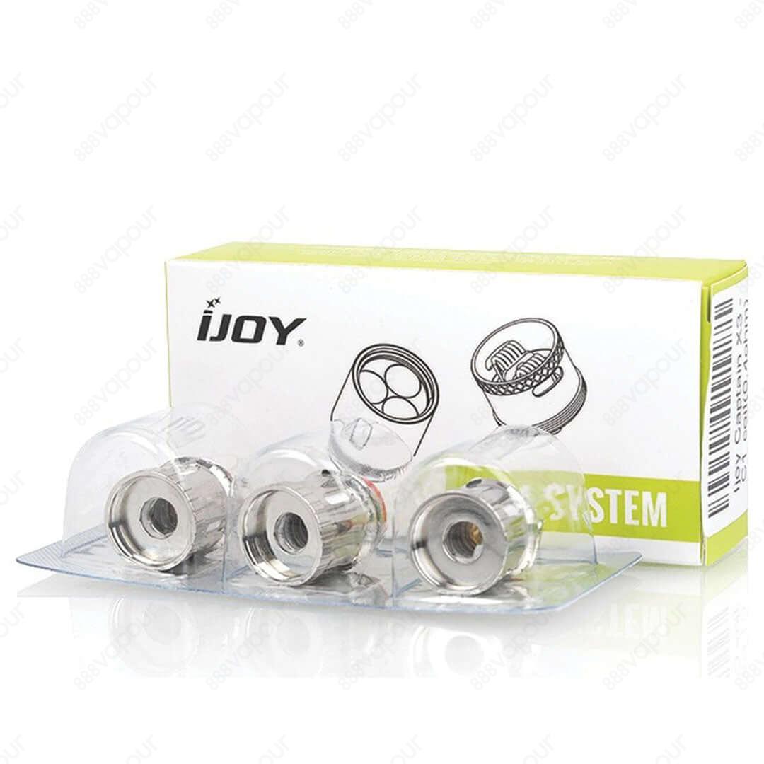 iJoy Captain X3 Coils | £14.99 | 888 Vapour | The iJoy Captain X3 Replacement Coils are mid-wattage performance atomizer cores introduced with the popular Captain X3 Sub-Ohm Tank. The iJoy Captain X3 Replacement Coils are performance atomizer cores introd