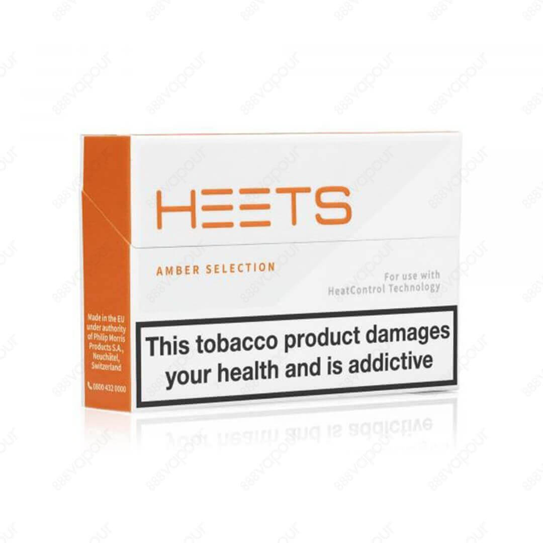 IQOS HEETS Amber | Tobacco Sticks | 888 Vapour | £5.50 | 888 Vapour | Quit smoking today with IQOS at 888 Vapour! HEETS are packs of heated tobacco suited perfectly for your IQOS device. Get yours today at 888 Vapour.