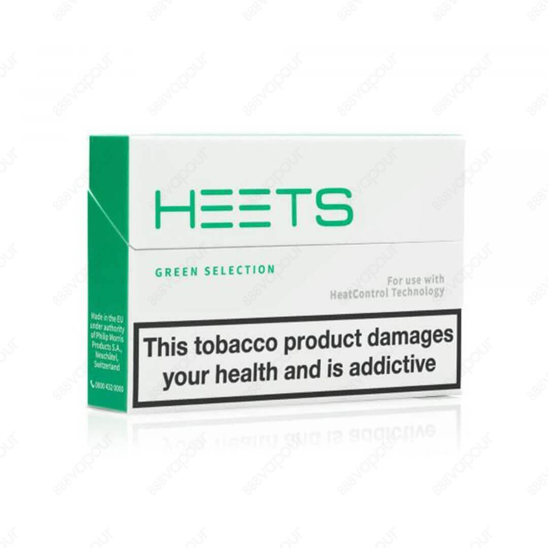 IQOS HEETS Green | Tobacco Sticks | From £5.50 | 888 Vapour | £5.50 | 888 Vapour | Quit smoking today with IQOS at 888 Vapour! HEETS Green are packs of heated tobacco suited perfectly for your IQOS device. Get yours today at 888 Vapour.