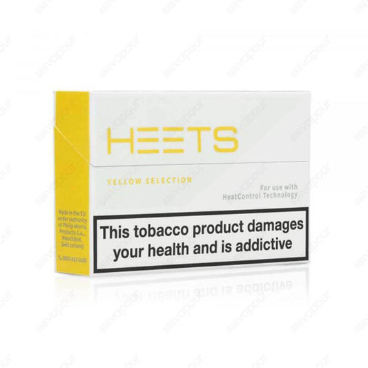 IQOS HEETS Yellow | Tobacco Sticks | 888 Vapour | £5.50 | 888 Vapour | Quit smoking today with IQOS at 888 Vapour! HEETS Yellow are packs of heated tobacco for your IQOS device. Get yours today at 888 Vapour.