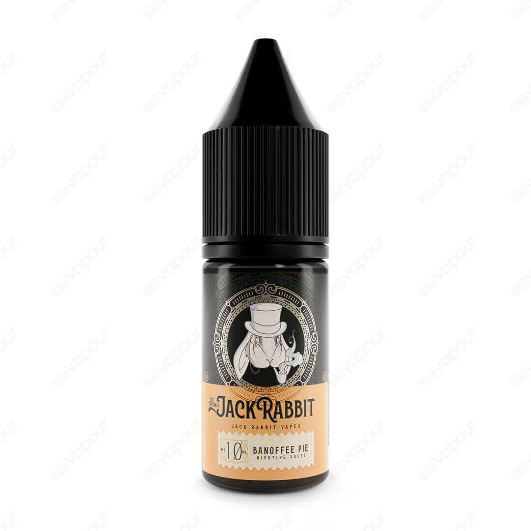 Jack Rabbit Banoffee Pie Salt E-Liquid | £3.95 | 888 Vapour | Jack Rabbit Banoffee Pie nicotine salt E-Liquid features the tastes of whipped cream, caramel toffee and banana with a biscuit base. Salt nicotine is made from the same nicotine found within th