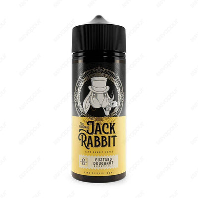 888 Vapour | Jack Rabbit Custard Doughnut 100ml E-Liquid | £18.00 | 888 Vapour | Jack Rabbit Custard Doughnut E-Liquid is a sugary doughnut infused with a smooth custard filling! Custard Doughnut by Jack Rabbit Vapes is available in a 0mg 100ml shortfill,