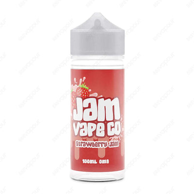 Jam Vape Co Strawberry Jam E-Liquid | £12.99 | 888 Vapour | The Jam Vape Co Strawberry Jam e-liquid by Juice Sauz is a traditional strawberry jam flavour. Strawberry Jam by The Jam Vape Co is available in a 0mg 100ml shortfill, with space for two 10ml 18m