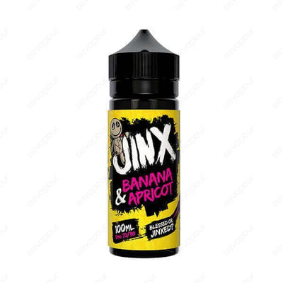 Jinx Banana & Apricot Shortfill Vape E-Liquid | £7.00 | 888 Vapour | Jinx Banana & Apricot shortfill E-Liquid is a mouth-watering blend of ripe bananas and juicy apricots, serving up a deliciously fruity taste sensation with every vape. With a 70VG/30PG r