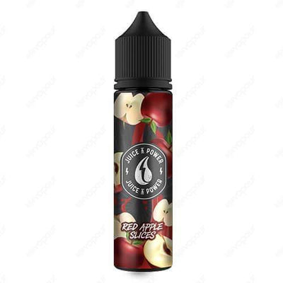 Juice N Power Red Apple Slices E-Liquid | £7.00 | 888 Vapour | Juice N Power Red Apple Slices e-liquid is a fruity yet reserved blend of sweet and tart - revel in the taste sensation of indulgent simplicity with this all-around flawless flavour. Red Apple