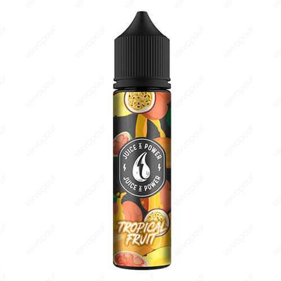 Juice N Power Tropical Fruit E-Liquid | £7.00 | 888 Vapour | Juice N Power Tropical Fruit e-liquid is packed with fruity flavour thats bursting with tastes of the tropics! Tropical Fruit by Juice N Power is available in a 0mg 50ml shortfill, with space fo