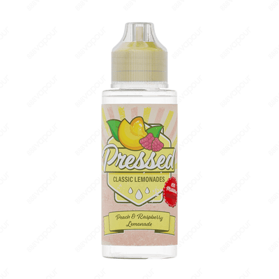 Juice Sauz Pressed Peach Raspberry Lemonade E-liquid | £11.99 | 888 Vapour | Juice Sauz Pressed Peach Raspberry Lemonade E-Liquid is a fragrant mix of sweet peach, juicy raspberry and fizzy lemonade.Peach Raspberry Lemonade by Pressed is available in a 0m