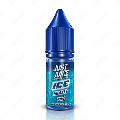 888 Vapour | Just Juice Salts - Pure Mint Ice 10ml | £3.95 | 888 Vapour | Introducing the Just Juice Salts range here at 888 Vapour! Our Just Juice Salts range has a 50/50 PG/VG ratio for a smoother vaping experience, and contains 11mg or 20mg nicotine st