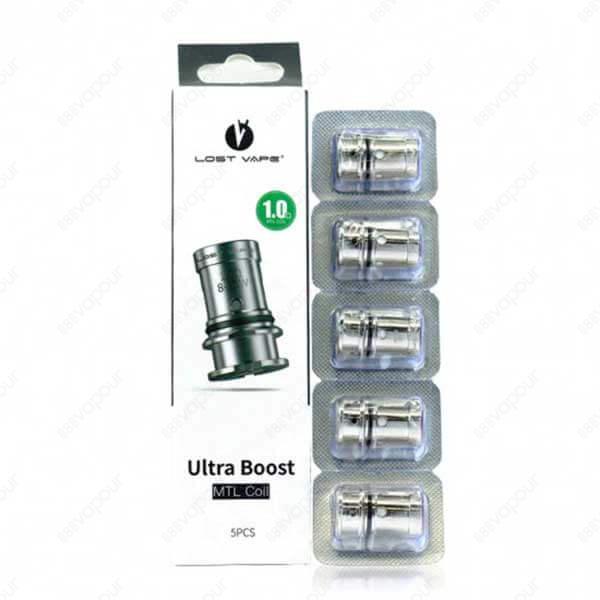 Lost Vape Ultra Boost Coils | £8.99 | 888 Vapour | The Lost Vape Ultra Boost Coils are compatible with the Lost Vape Q-Ultra Kit, BTB Kit and Thelema Kit. Featuring a push-fit design, these coils are simply pushed into the pod for easy installation. Avail