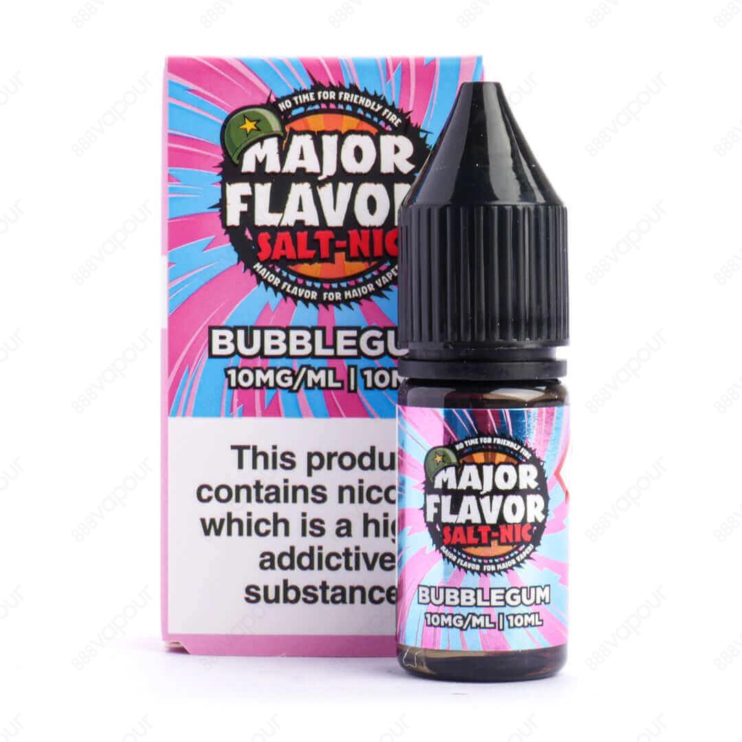 Major Flavor Bubblegum 10ml Nicotine Salt E-Liquid
