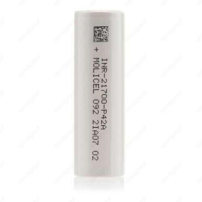 Molicel P42A 21700 Battery | £8.99 | 888 Vapour | The Molicel P42A 21700 is a long-lasting, high-performance battery. Packing 4200mAh capacity, the P42A 21700 battery is ideal for high powered mods.