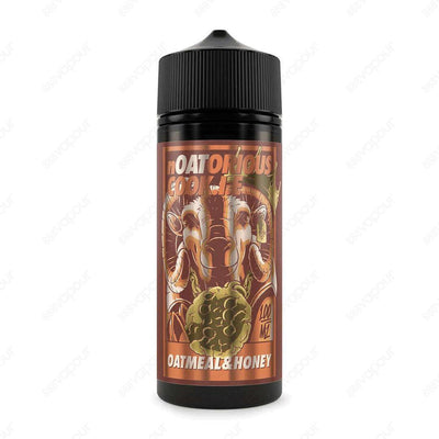 Noatorious Cookie Oatmeal & Honey E-Liquid | £11.99 | 888 Vapour | Noatorious Cookie Oatmeal & Honey e-liquid is whole grains served with sweet honey! Oatmeal & Honey by Noatorious Cookie is available in a 100ml 0mg shortfill, with space to add two 10ml 1