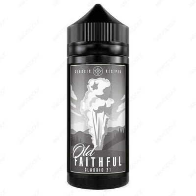 Old Faithful Classic 21 E-Liquid | £11.99 | 888 Vapour | Old Faithful Classic 21 e-liquid is a traditional candy flavour, combining aniseed and liquorice. Classic 21 by Old Faithful is available in a 100ml 0mg shortfill, with space to add two 10ml 18mg ni
