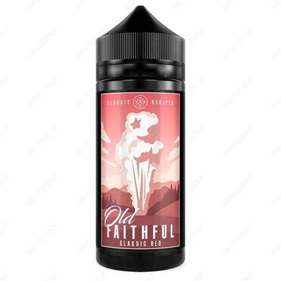 Old Faithful Classic Red E-Liquid | £11.99 | 888 Vapour | Old Faithful Classic Red e-liquid is a sweet mix of berries, grape, aniseed, eucalyptus and menthol! Classic Red by Old Faithful is available in a 100ml 0mg shortfill, with space to add two 10ml 18
