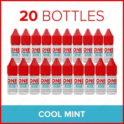 One ELiquids Cool Mint E-Liquid | £15.00 | 888 Vapour | One Eliquids Cool Mint delivers a tasty arctic blast to your airways! This refreshing blend is ideal for starter kits and pod systems thanks to its 50PG/50VG ratio. Offering unbeatable value for mone