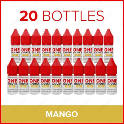 One ELiquids Mango E-Liquid | £15.00 | 888 Vapour | One Eliquids Mango is the ultimate tropical fruit flavour, delivering a sugary sweet vape with a satisfying fruity exhale. This exotic blend is ideal for starter kits and pod systems thanks to its 50PG/5