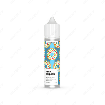Only E-Liquids Pebbles Doughnut E-Liquid | £12.99 | 888 Vapour | Only E-Liquids Pebbles Doughnut e-liquid is perhaps the most indulgent of all the Only E-Liquids' line-up - fluffy vanilla batter dunked in creamy icing and smothered with sweet fruity pebbl