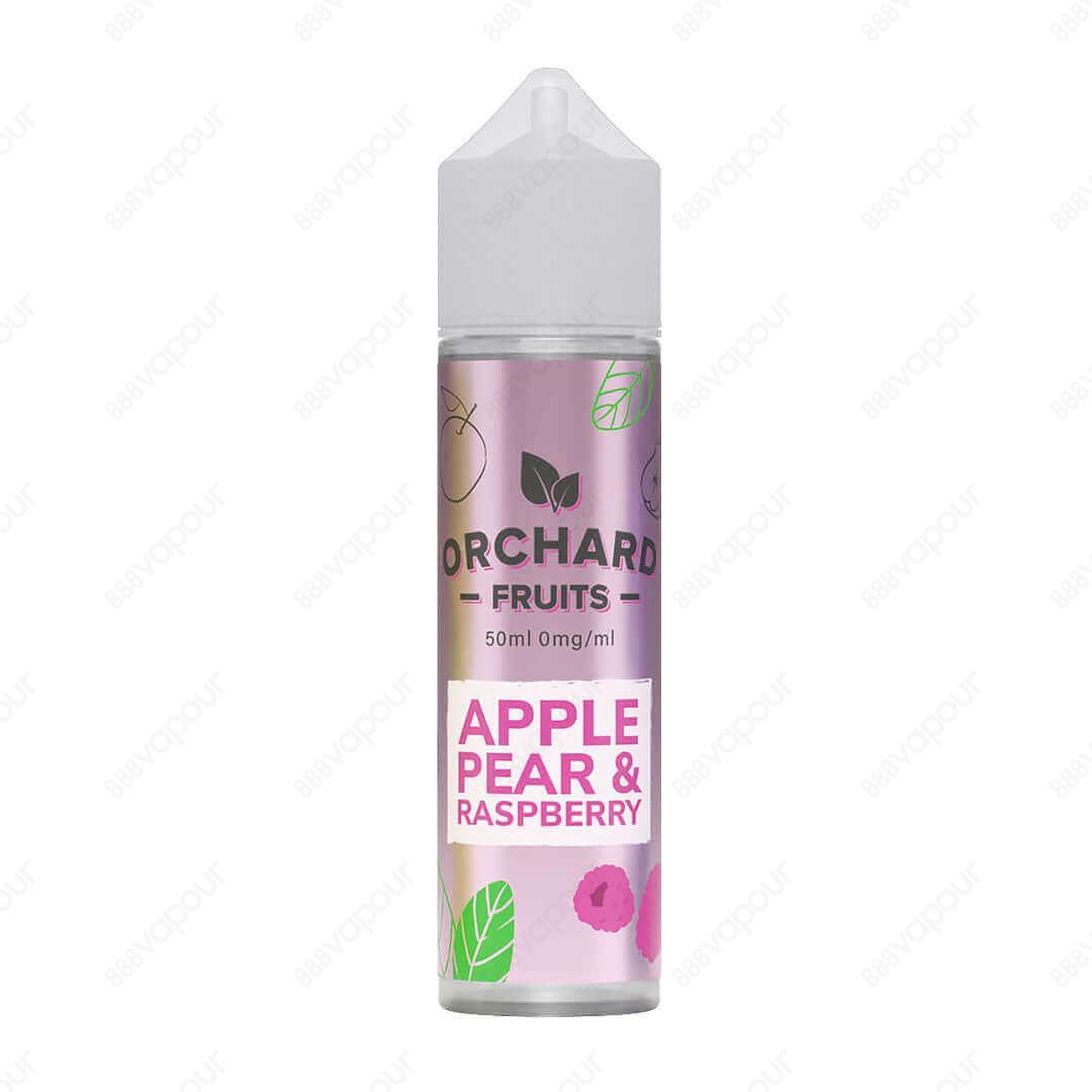 Orchard Fruits Apple Pear & Raspberry E-Liquid | £12.99 | 888 Vapour | Orchard Fruits Apple Pear & Raspberry e-liquid is a summer favourite that you can enjoy all year round! Crisp apples blended with juicy pear and tart raspberries for a smooth all day v