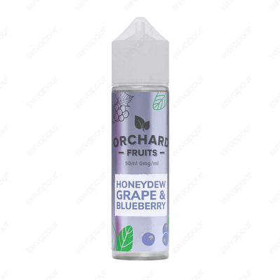 Orchard Fruits Honeydew Grape & Blueberry E-Liquid | £12.99 | 888 Vapour | Orchard Fruits Honeydew Grape & Blueberry e-liquid is a delicious mix of fruits to get your taste buds tingling! Juicy honeydew melon blended with sweet grapes and tangy blueberrie