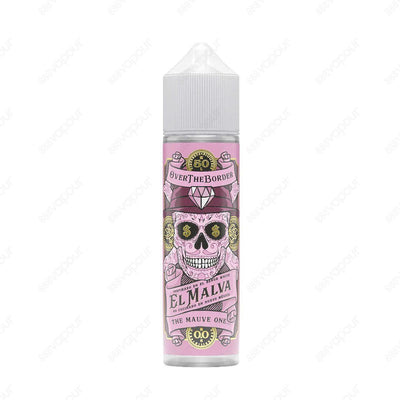 Over The Border El Malva E-Liquid | £9.99 | 888 Vapour | Over The Border El Malva e-liquid by Juice Sauz is a cool and sweet black grape flavour, bursting with juiciness! El Malva by Over The Border is available in a 0mg 50ml shortfill, with space for one