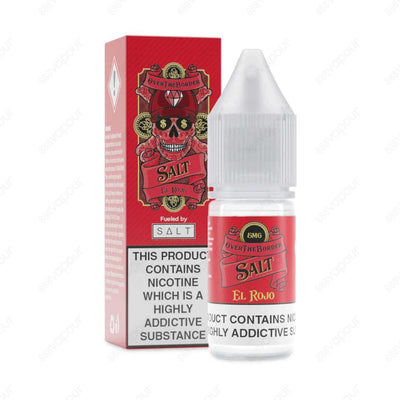 Over The Border El Rojo Nicotine Salts | £3.49 | 888 Vapour | Meet El Rojo, a delicious fusion of vibrant strawberries, cranberries and raspberries layered with sweet notes of aniseed. Finished with a cool blast of menthol, this rich 10ml nicotine salt de