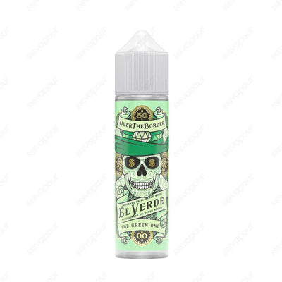 Over The Border El Verde E-Liquid | £9.99 | 888 Vapour | Over The Border El Verde e-liquid by Juice Sauz is a mouth-watering combination of apples, kiwi and watermelon with a hint of menthol - a fresh all day vape for lovers of fruit flavoured e-liquids!