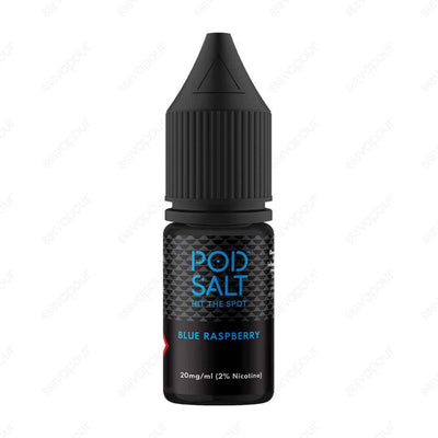 Pod Salt Core Blue Raspberry Salt E-Liquid | £3.49 | 888 Vapour | Pod Salt Core Blue Raspberry Salt E-Liquid is a mouth watering, candy raspberry flavour.Salt nicotine is made from the same nicotine found within the tobacco plant leaf but requires a diffe