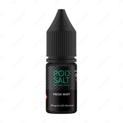 Pod Salt Core Fresh Mint Salt E-Liquid | £3.49 | 888 Vapour | Pod Salt Core Fresh Mint Salt E-Liquid is a hit of fresh mint, a perfect refreshing flavour. Salt nicotine is made from the same nicotine found within the tobacco plant leaf but requires a diff
