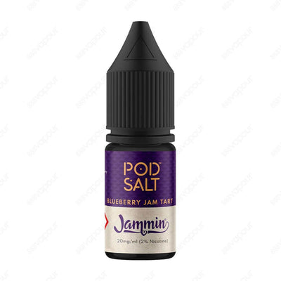 Pod Salt Fusions Blueberry Jam Tart Salt E-Liquid | £4.49 | 888 Vapour | Pod Salt Fusions Blueberry Jam Tart Salt E-Liquid infuses sweet, English blueberry jam and soft buttery pastry. Salt nicotine is made from the same nicotine found within the tobacco